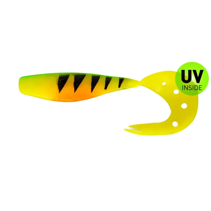 Aanbieding SX Sandra 9 cm (3,5") Fluogelb Schwarz Zander 3 Stück